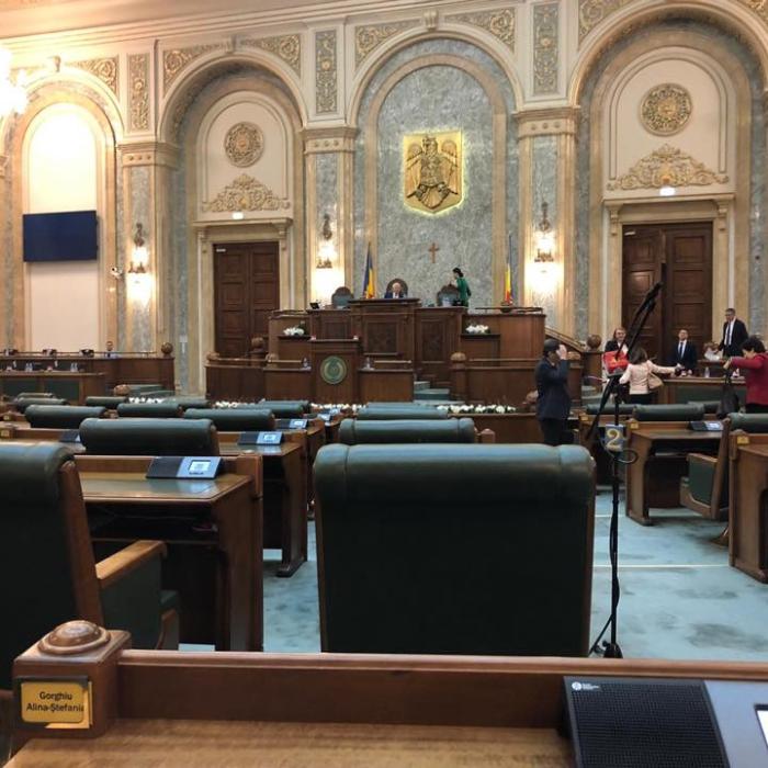 Senatul amână până luni votul asupra proiectului privind carantinarea şi izolarea