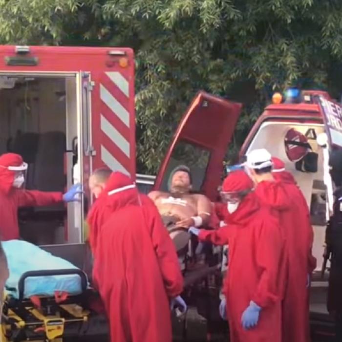 Momentul când e capturat tatăl din Cluj care și-a ucis băiețelul de 8 ani (VIDEO)