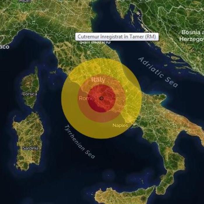 Cutremur la Roma. Seismul s-a simțit în capitala Italiei