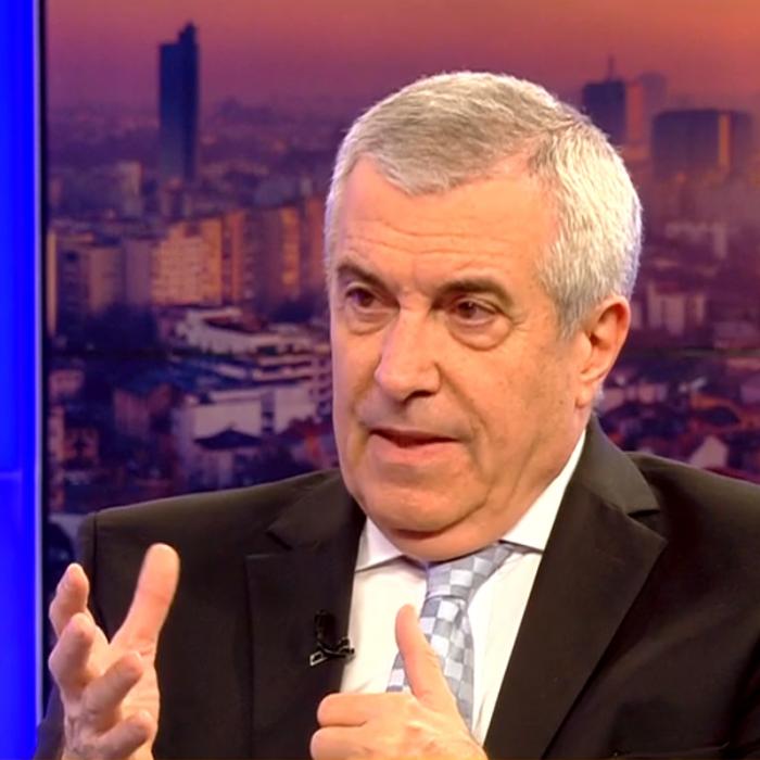 Tăriceanu, virgulă între subiect şi predicat pe bannerele electorale din Capitală
