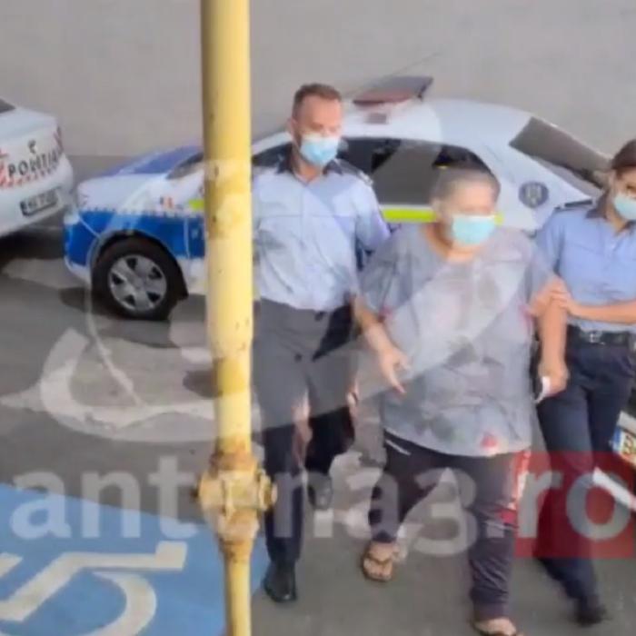 Primele imagini cu mama bătăuşă, care și-a torturat fetița de 5 ani. A fost reținută