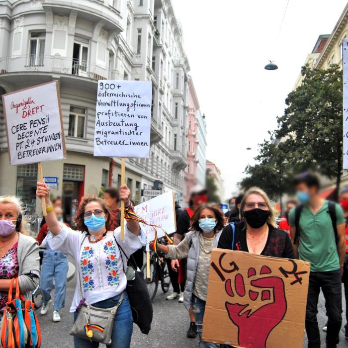 Protestul îngrijitoarelor din Austria are răspuns. Eurodeputat român: „Am cerut Ministrului Muncii statutul de ANGAJAT pentru ei“
