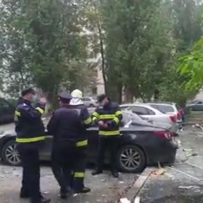 EXPLOZIE puternică într-un bloc din Galați. Zeci de apartamente afectate