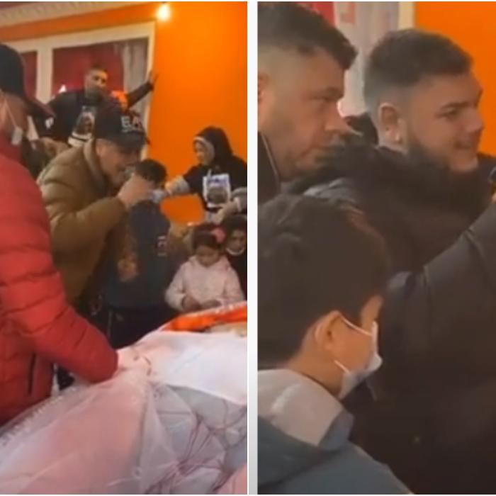 Ce reguli, ce pandemie? ZECI de persoane s-au înghesuit la înmormântarea unui interlop în Olt - VIDEO