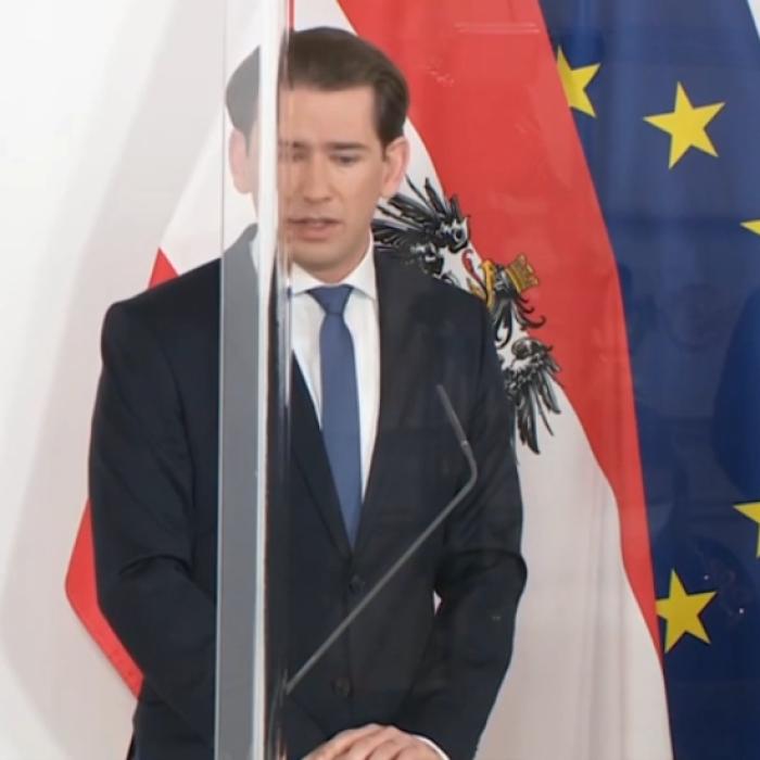 Austria intră oficial în LOCKDOWN. Cancelarul Kurz anunță RESTRICȚII dure până pe 06 decembrie