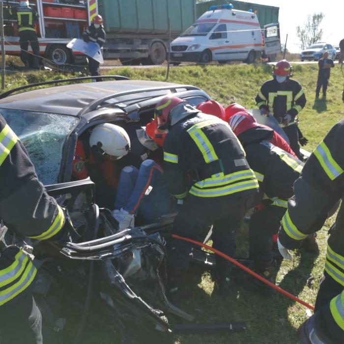 Accident în lanţ pe DN1 în Otopeni. Circulație îngreunată către Brașov