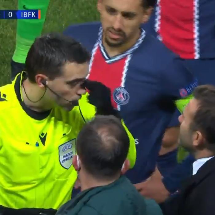 Sebastian Colțescu, scandal uriaș de rasism. Meciul dintre PSG și Bașakșehir se va relua cu o altă brigadă de arbitraj