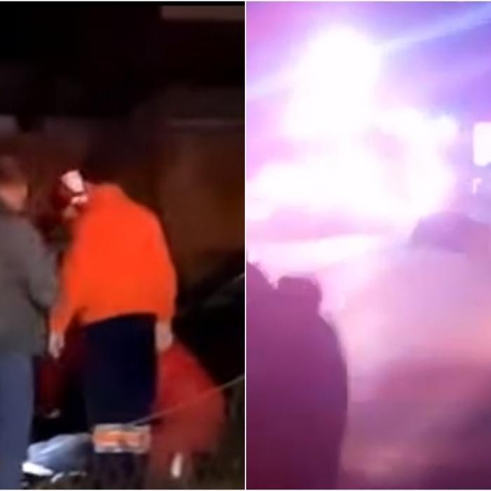 Un poliţist român a murit, după ce a spulberat cu un BMW o căruţă nesemnalizată (VIDEO)