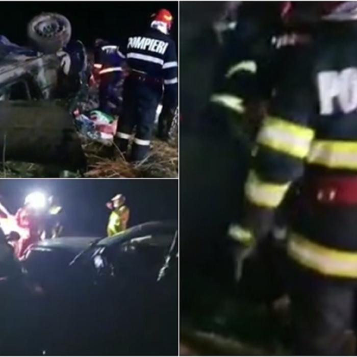 Un mort și doi răniți după un accident înfiorător, aproape de Slatina