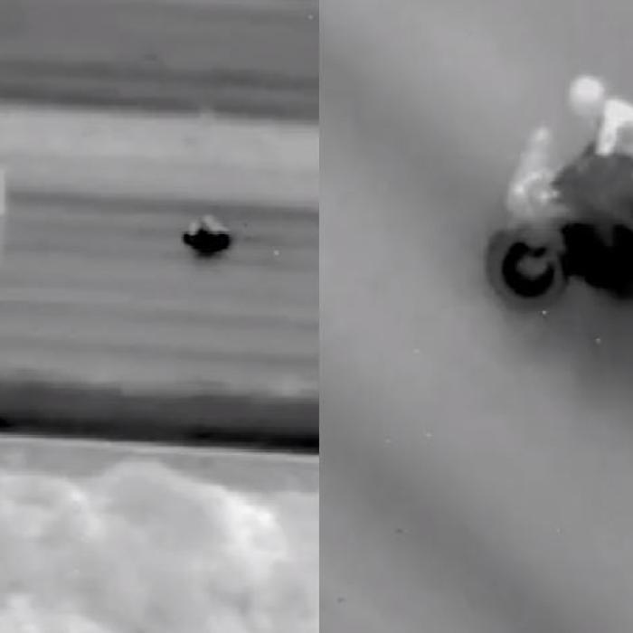Motociclistul român, arestat în Marea Britanie, după o urmărire cu elicopterul, a fugit din sala de judecată