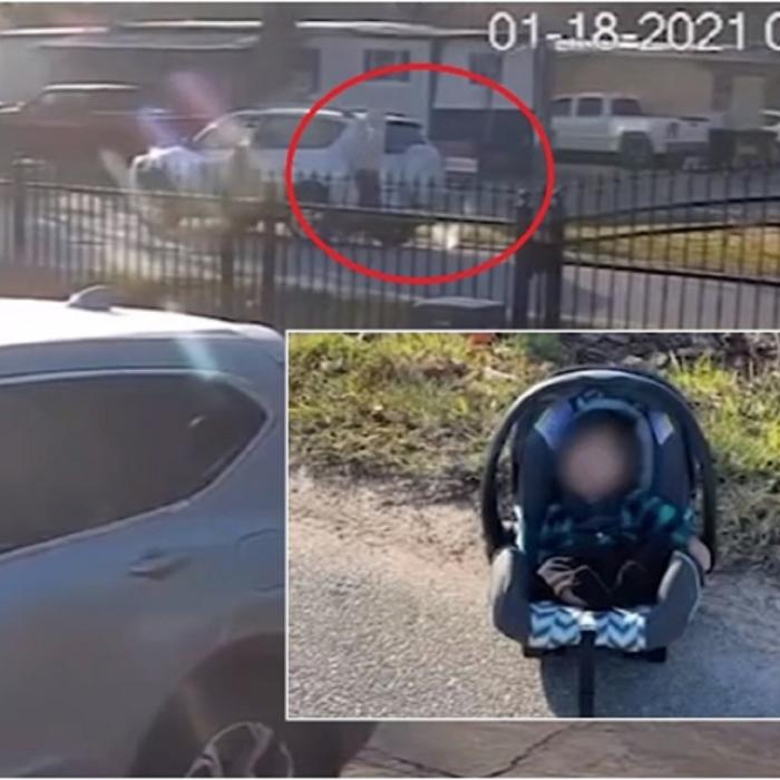 Bebeluș abandonat într-un scaun auto, la marginea drumului. Șoferul care l-a salvat: „Mi-a venit să plâng!”