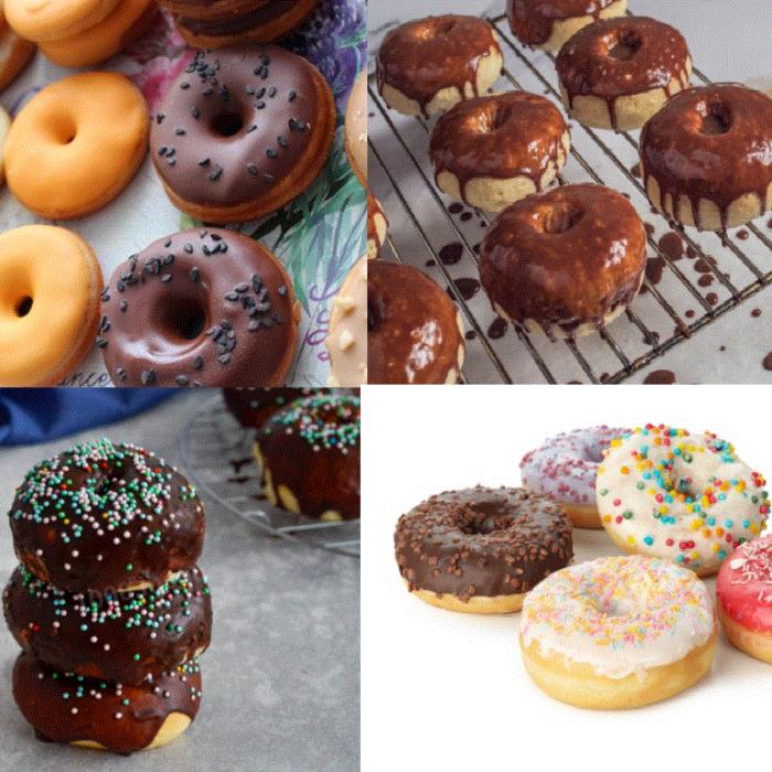 Gogoși coapte glazurate. Rețeta unui desert pufos și ușor de făcut