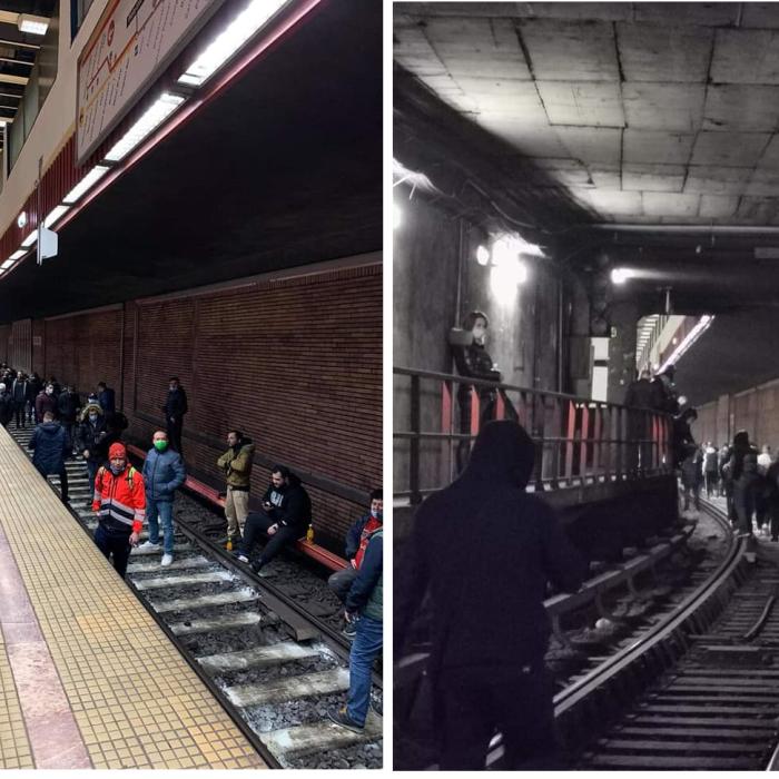 Protestul de la metrou a fost suspendat. Activitatea va fi reluată