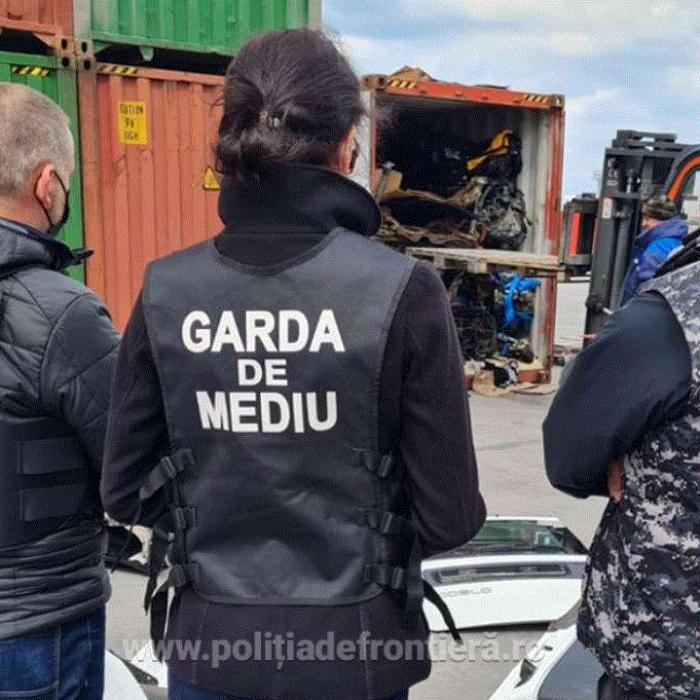 Container din Norvegia, încărcat cu deșeuri, depistat în Portul Constanţa 