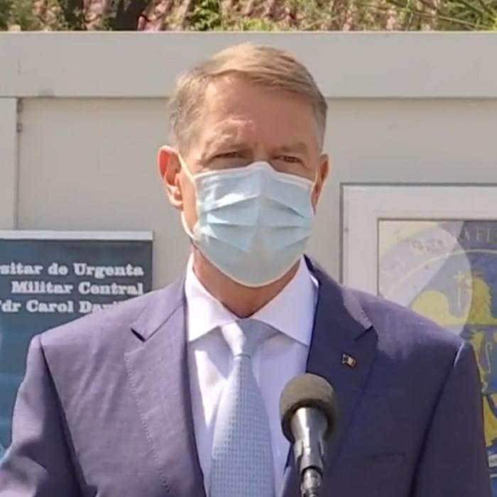 Klaus Iohannis: „Am primit o veste tristă!”