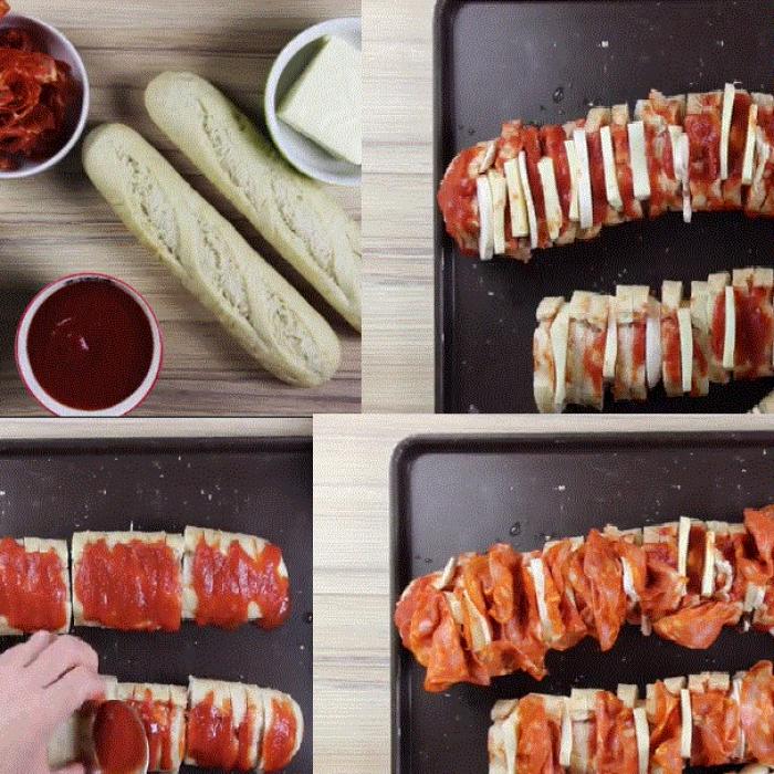 Pizza pe baghetă. Rețeta care a avut un succes nebun pe Instagram și TikTok 