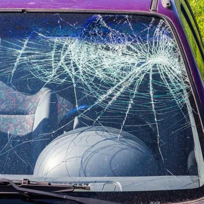 Trei copii români, răniţi după ce maşina în care se aflau s-a izbit de un copac