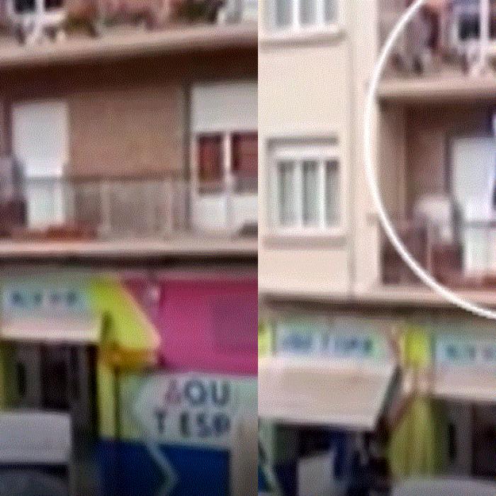 Spania. Româncă, urcată pe balustrada balconului, salvată în ultimul moment de un tânăr: Mi-a zis că o cheamă Elvira. Familia ei mi-a mulțumit