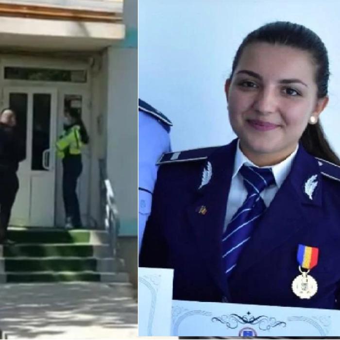 Fetiţa româncă de 3 ani, amenințată cu moartea de tată, salvată de o tânără polițistă: „Când am luat-o în brațe am lăcrimat de parcă era copilul meu“