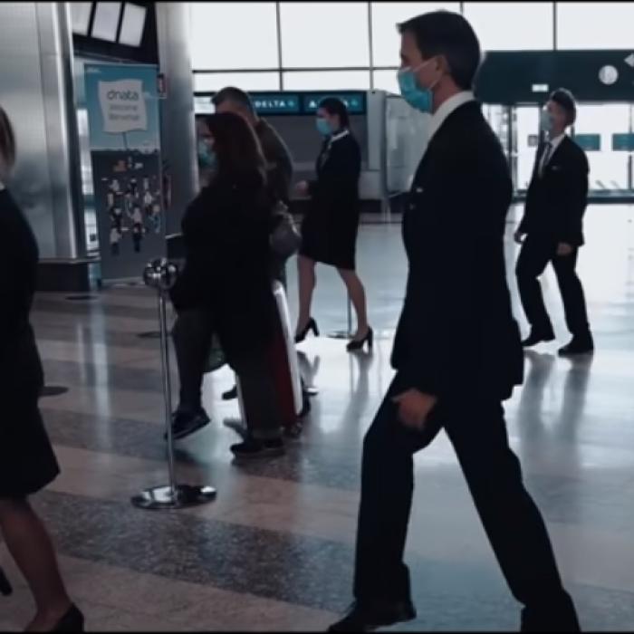 Jerusalema pe aeroportul Milano Malpensa. Angajații au dansat de bucurie că s-au întors la muncă