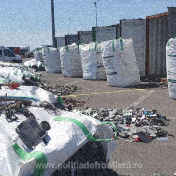 300 de tone de deşeuri din Germania au ajuns în România