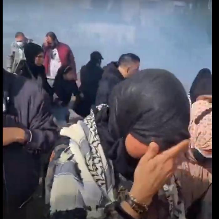 Danemarca. Manifestaţii violente la ambasada Israelului, în spijinul Palestinei. Protestatari arestaţi - VIDEO