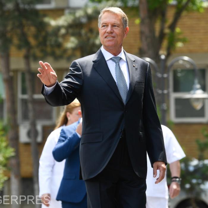 Klaus Iohannis, apariție publică alături de Florin Cîțu, la scurt timp după lansarea candidaturii la șefia PNL