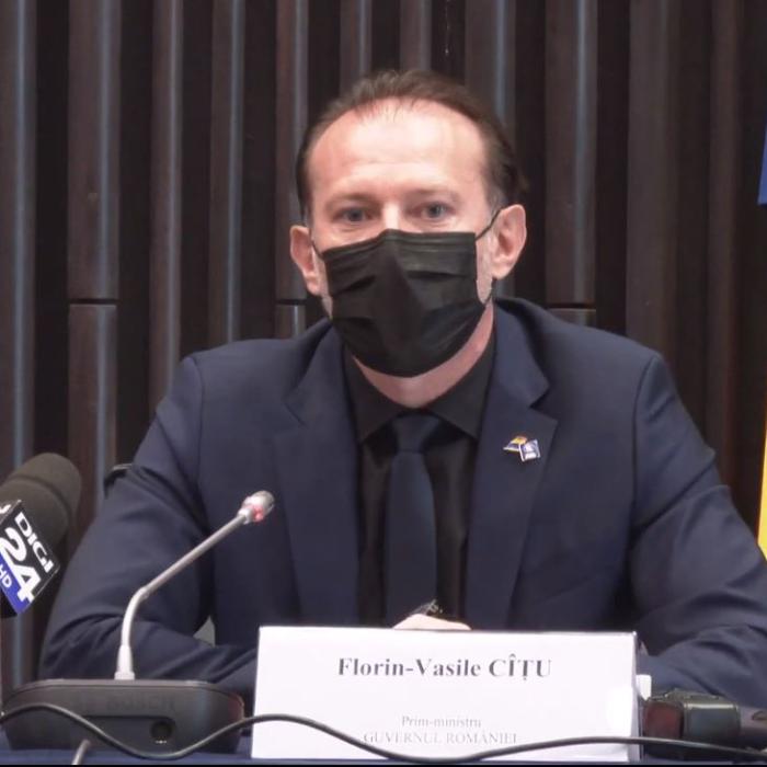 Cîţu, despre românii care s-au tratat acasă: Sunt în baza de date DSP și vor fi incluși în certificatul COVID