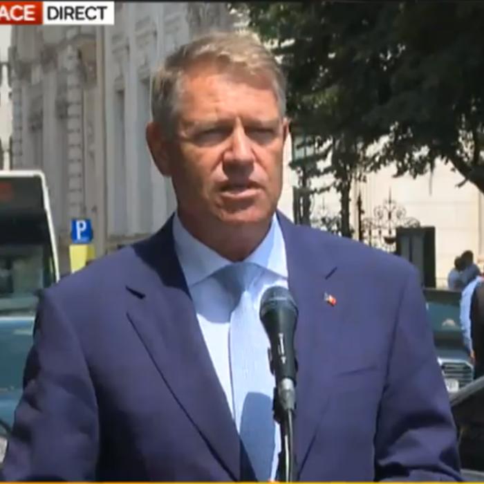 Klaus Iohannis, anunț în ziua moțiunii de cenzură
