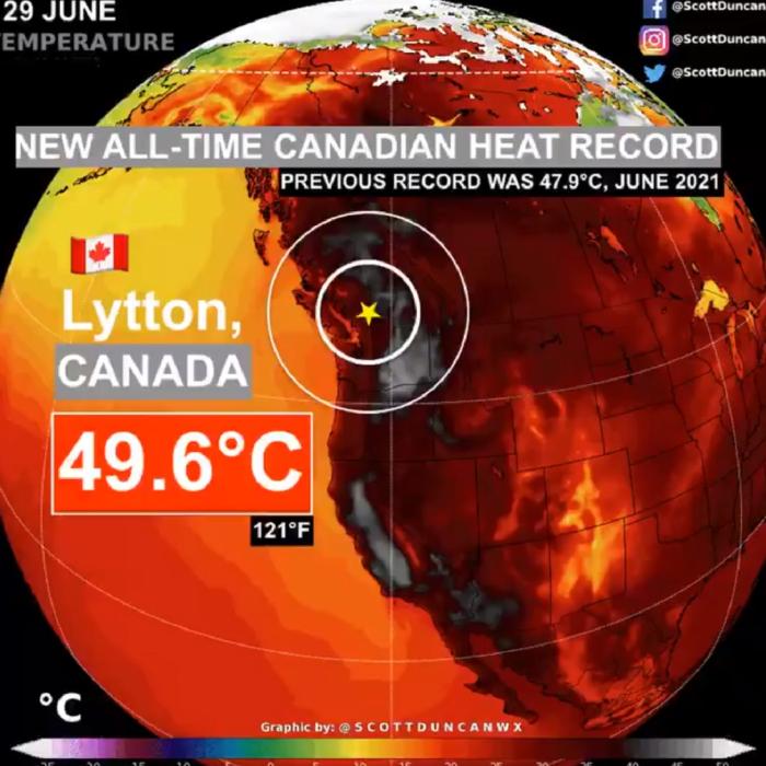 230 de morți din cauza temperaturilor de aproape 50 de grade din Canada. ONU cere acțiune împotriva schimbărilor climatice