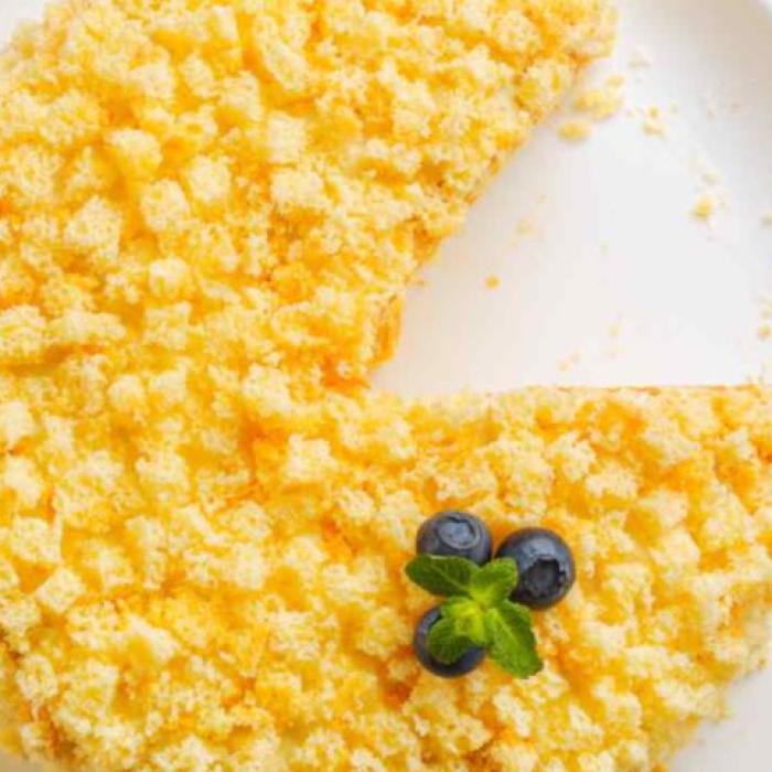 Tort Mimoza fără zahăr și fără făină. Un desert perfect pentru cei care țin la siluetă
