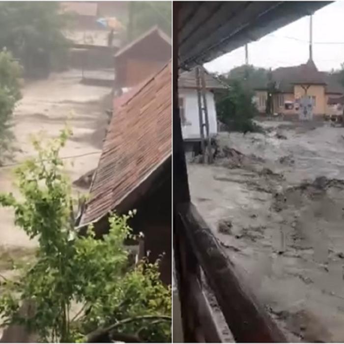 Ciclonul care a devastat Germania și Belgia a ajuns în România - VIDEO