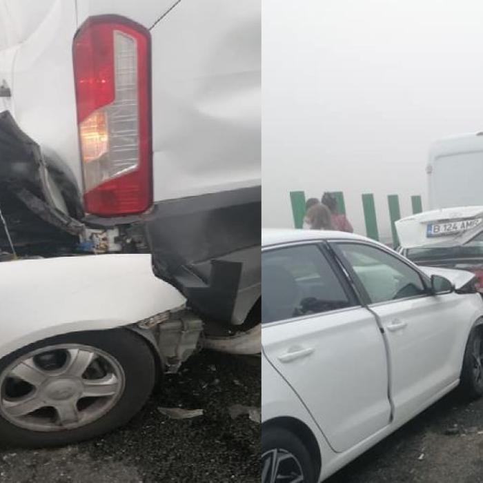 Peste 50 de mașini şi 146 de persoane implicate în carambolul de pe Autostrada Soarelui. Bilanţul, în creştere