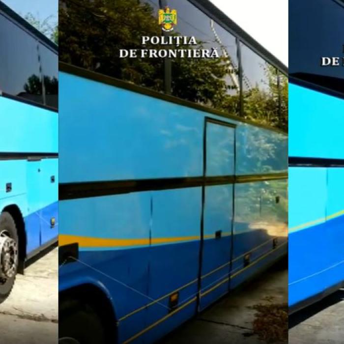 Autocar, căutat de autorități din Italia, descoperit la vama Oancea. Șoferul a declarat că este angajatul firmei de transport 