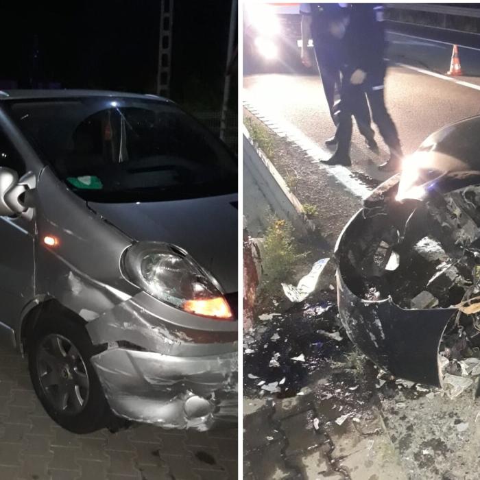 Accident grav între un microbuz și o mașină, la Suceava: Șase persoane implicate