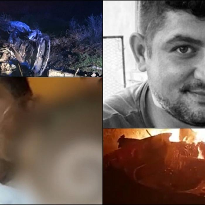 El este șoferul român ars în mașină. Tocmai se întorsese acasă după mai mulţi ani de muncă în străinătate. O fetiță a rămas orfană