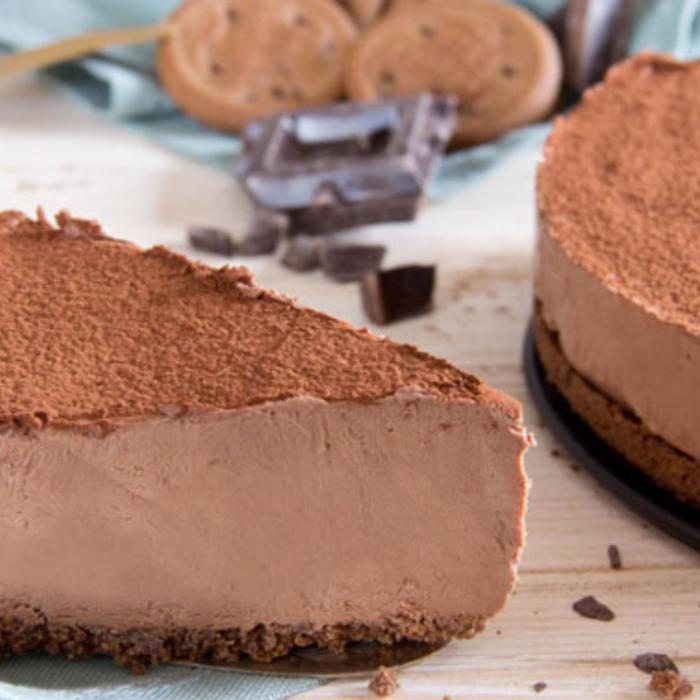 Cheesecake cu ciocolată fără coacere. Rețeta foarte simplă cu rezultat garantat