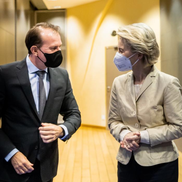 Ursula von der Leyen vine luni în România