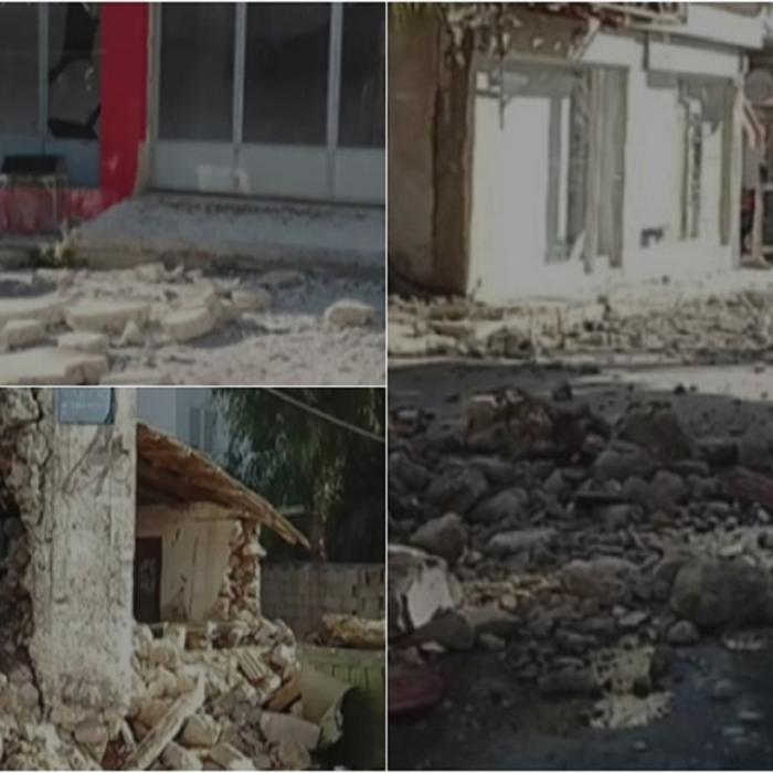 Grecia, zguduită de o rafală de cutremure puternice. Persoane prinse sub dărâmături - FOTO