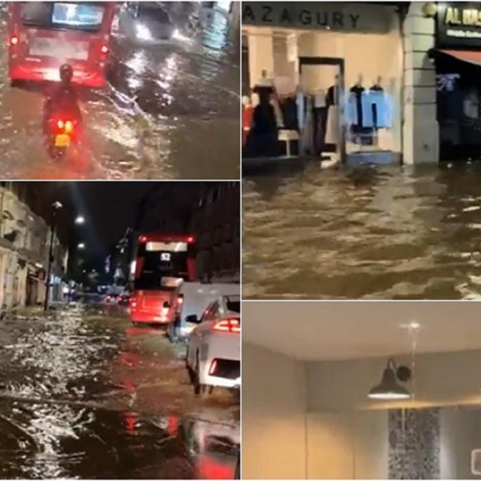 Londra, paralizată de inundații după ploile torențiale de noaptea trecută. Oamenii şi-au văzut munca distrusă de ape - VIDEO