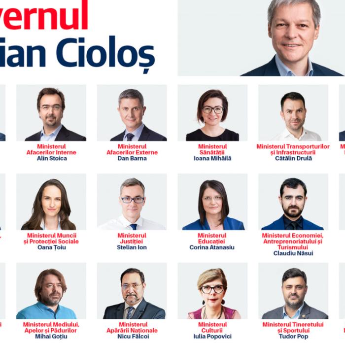 Miniștrii propuși de Dacian Cioloș, audiați marți în comisiile parlamentare de specialitate