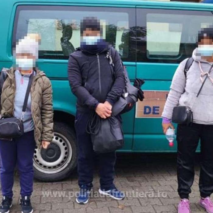 Migranți, prinși în timp ce treceau granița pe jos. Cei trei intenționau să ajungă în Italia