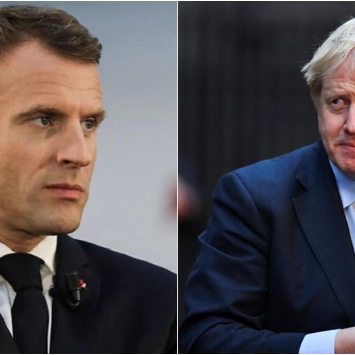 Macron îl atacă pe Boris Johnson, în disputa privind imigranţii. "Sunt surprins de lipsa de seriozitate"