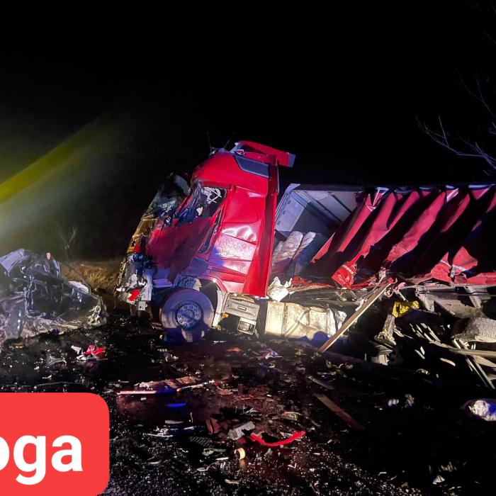 Accident mortal cu două TIR-uri, în urmă cu scurt timp. Trei morți