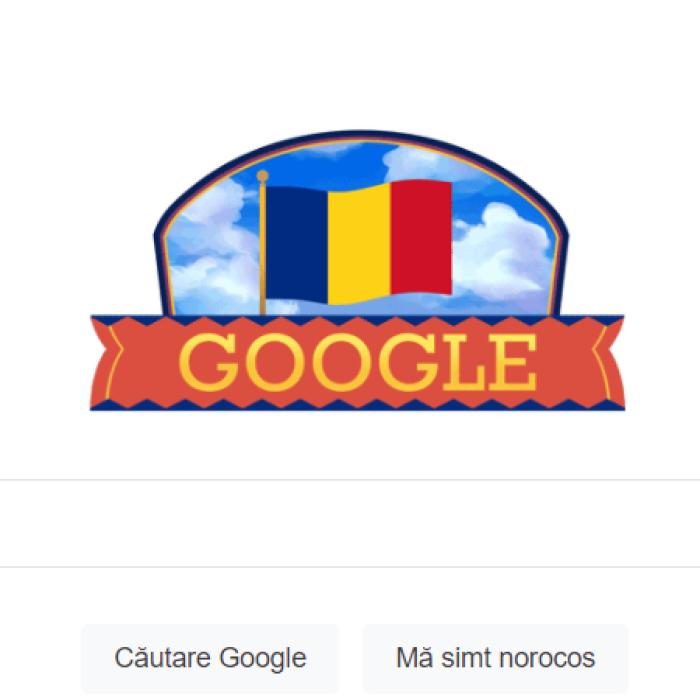 Google, Doodle special de 1 Decembrie - Ziua Națională a României