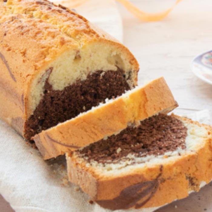 Chec marmorat, rețeta simplă. Așa obții "laleaua" perfectă în interior