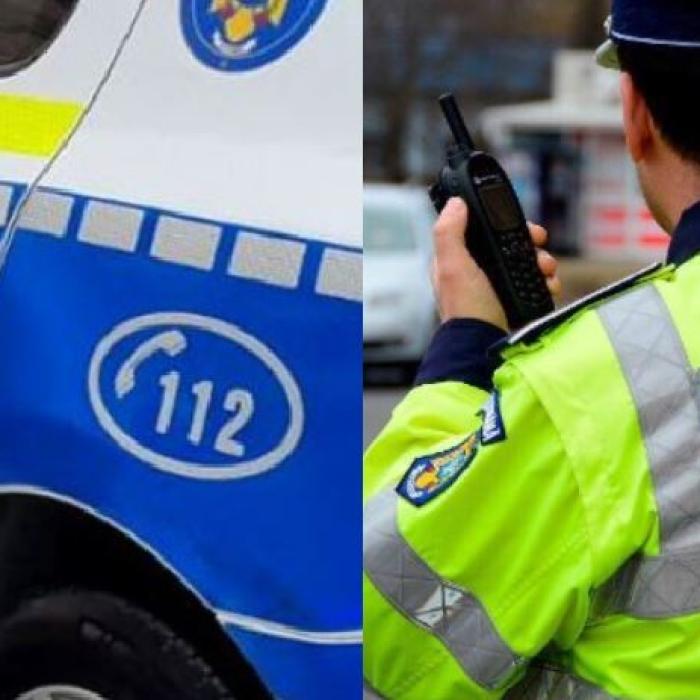 Polițist român, rănit intenționat de un șofer, care a plecat brusc în timpul unei verificări. S-au tras focuri de armă