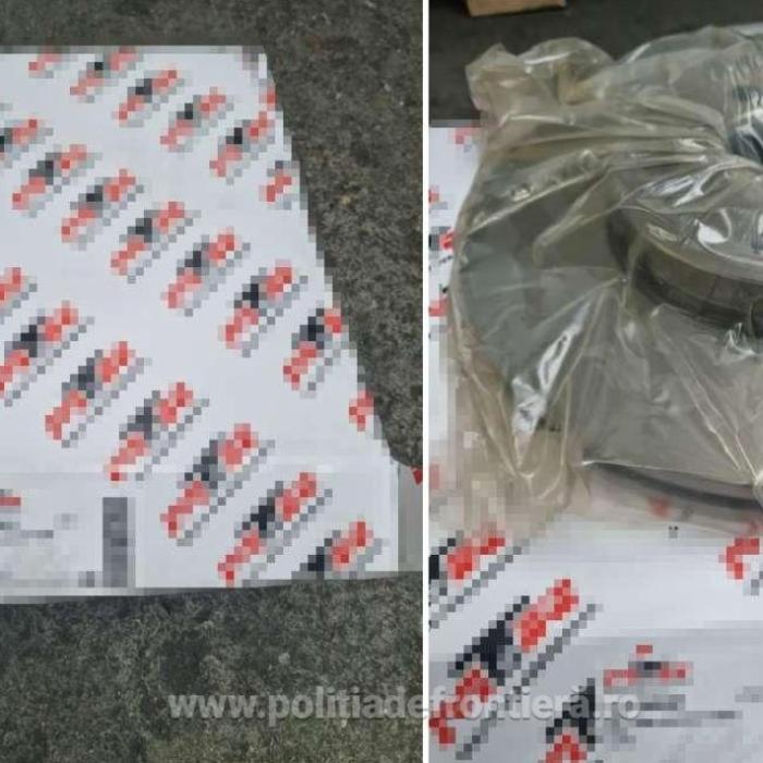 Container, sosit din China în portul Constanța, verificat de polițiști. Toată marfa a fost confiscată