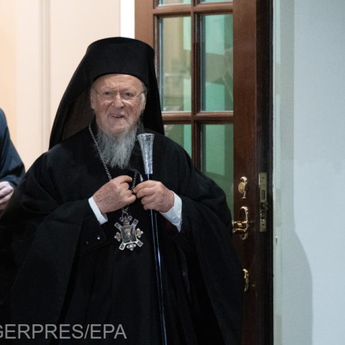 COVID-19. Patriarhul Bartolomeu I al Constantinopolului a fost externat