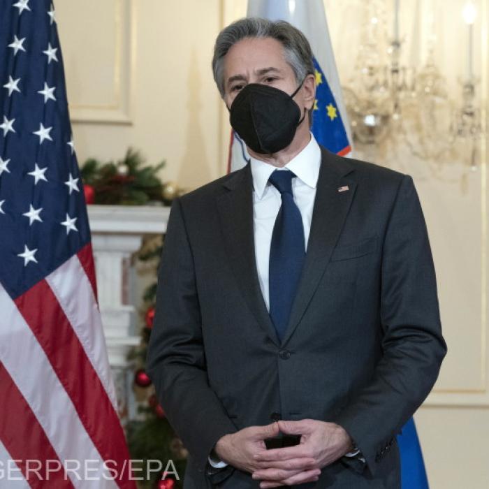 Blinken: Nu vor fi progrese diplomatice dacă Rusia stă cu un ''pistol la tâmpla Ucrainei''